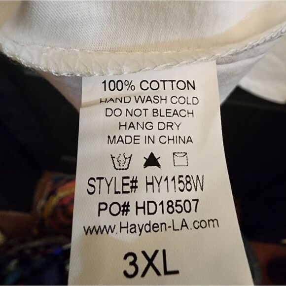 Hayden Love Flocked T Shirt                                                  491 - Picture 9 of 9